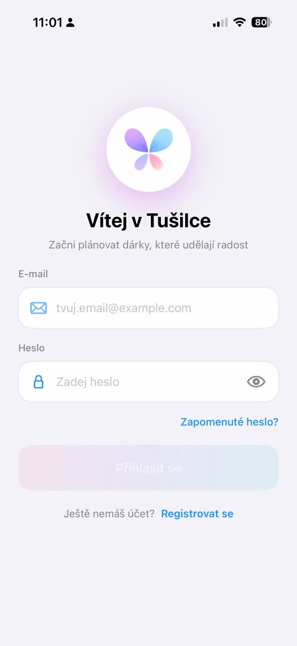 Přihlášení